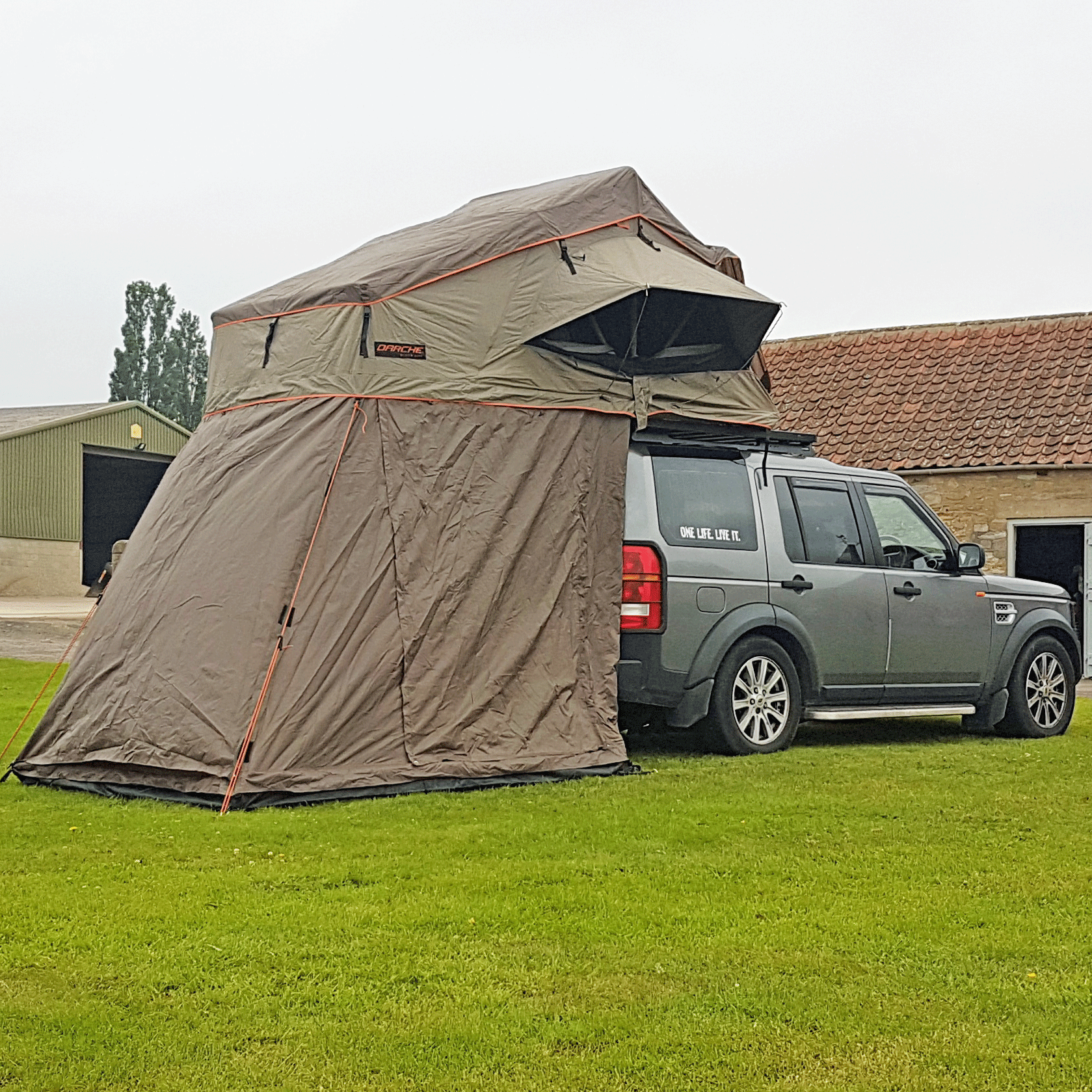 Land Rover Discovery 3 Roof Rack Darche Roof Tent Fitting Trek Overland Ltd