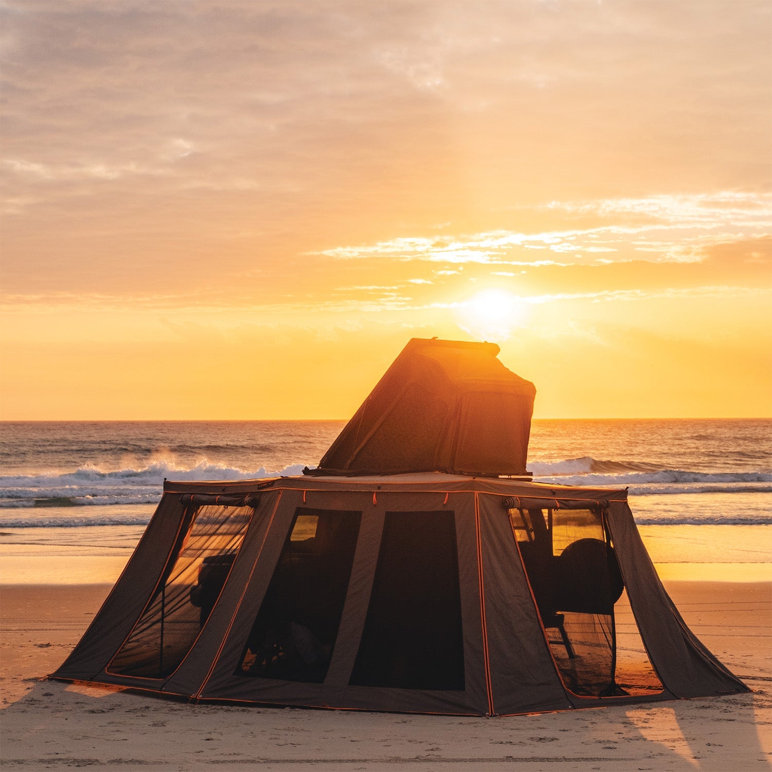 Eclipse 270° Mesh Wall set LEFT (UK Passenger Side) - Darche - T050801740WS