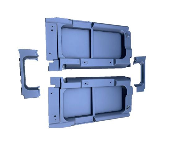 LAND ROVER DEFENDER 90 LIGHT GREY (LOY COLOUR) INTERIOR REAR SIDE PANELS WITHOUT WINDOW CUT OUTS - DDS Metals - TR24