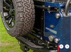 SPARE WHEEL CARRIER DEF HALF DOOR - BRITPART - DA2274