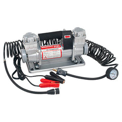 Heavy Duty 12V Double Pump Portable Air Compressor - Britpart XS - DA2392XS