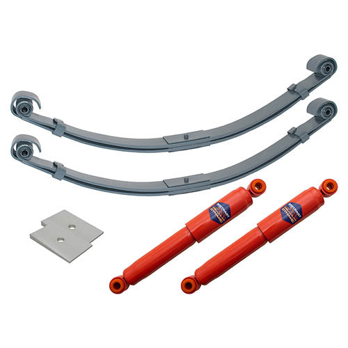 Land Rover Series Parabolic Sping and Shock Front Kit - Britpart - DA2780