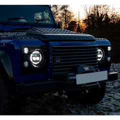 Land Rover Defender Lynx Halo 7 Inch LED Headlamp Upgrade (Pair) - Britpart - DA3462