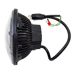 Land Rover Defender Lynx Halo 7 Inch LED Headlamp Upgrade (Single) LHD - Britpart - DA3463K