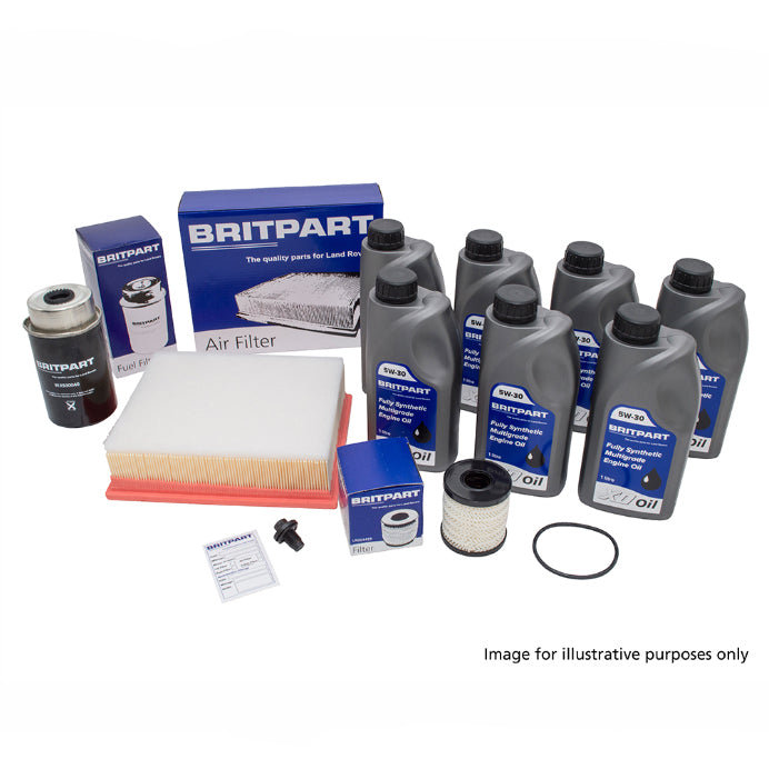 Range Rover L322 3.6 V8 Diesel Filter Service Kit with Oil - Britpart - DA6066COM