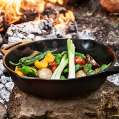 25cm Cast Iron Fire Skillet - Petromax - fp25-t