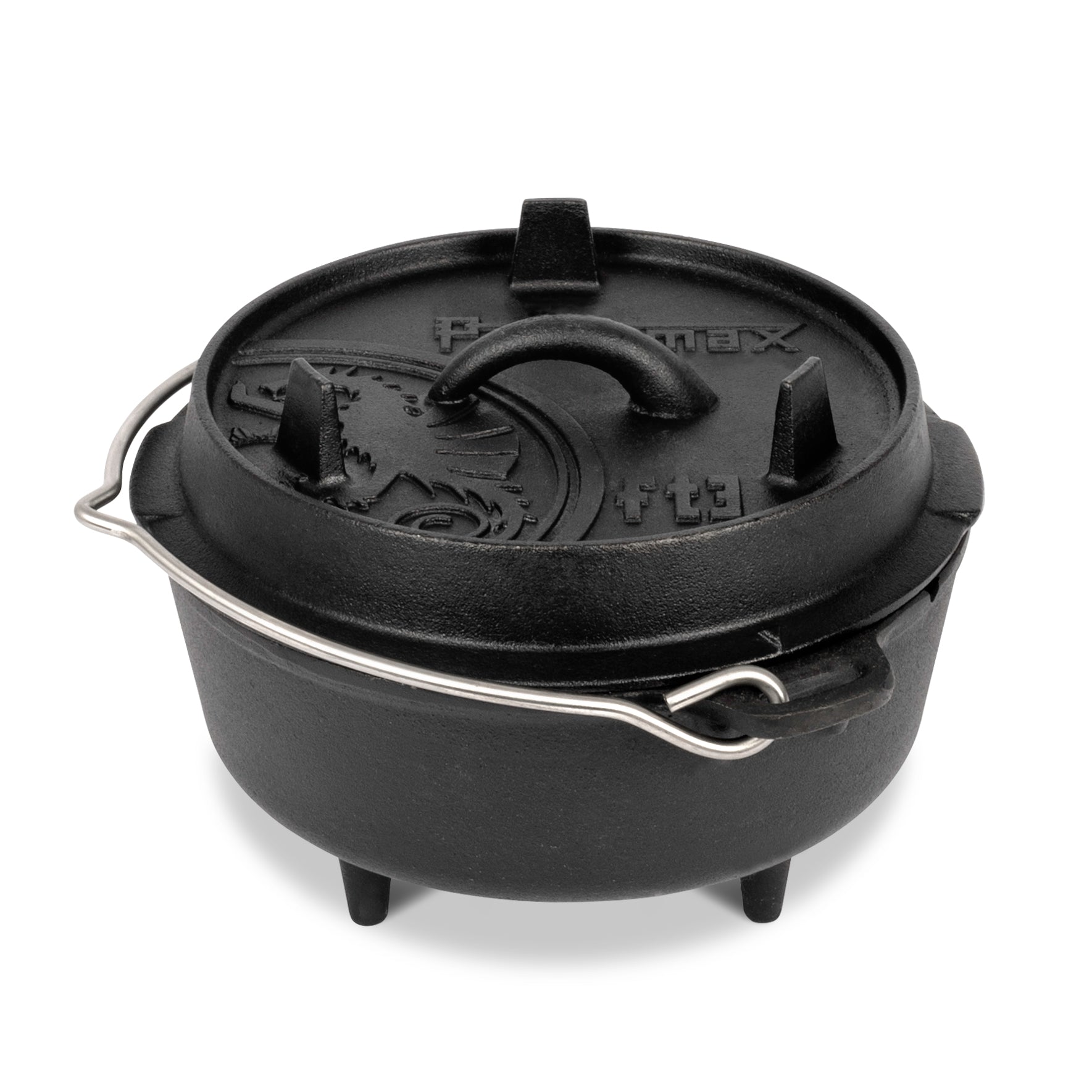 Cast Iron 1.6L Dutch Oven with Feet - Petromax - ft3