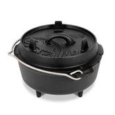 Cast Iron 1.6L Dutch Oven with Feet - Petromax - ft3
