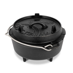 Cast Iron 1.6L Dutch Oven with Feet - Petromax - ft3