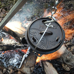 Cast Iron 1.6L Dutch Oven with a Flat Bottom - Petromax - ft3-t