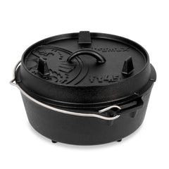 Cast Iron 3.5L Dutch Oven with Feet - Petromax - ft4.5