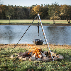 Cast Iron 5.5L Dutch Oven with a Flat Bottom - Petromax - ft6-t