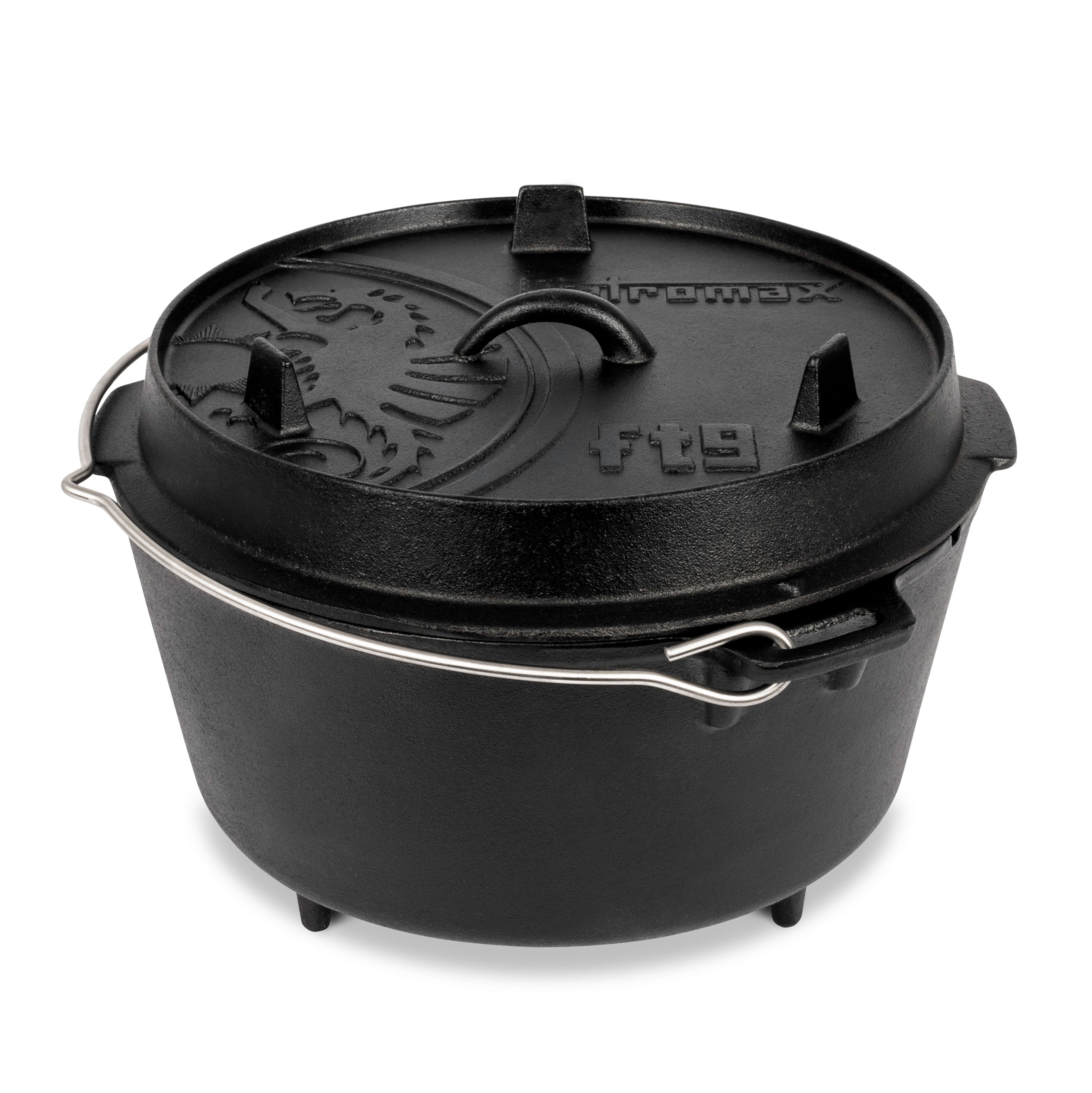 Cast Iron 7.5L Dutch Oven with Feet - Petromax - ft9