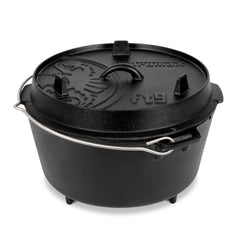 Cast Iron 7.5L Dutch Oven with Feet - Petromax - ft9