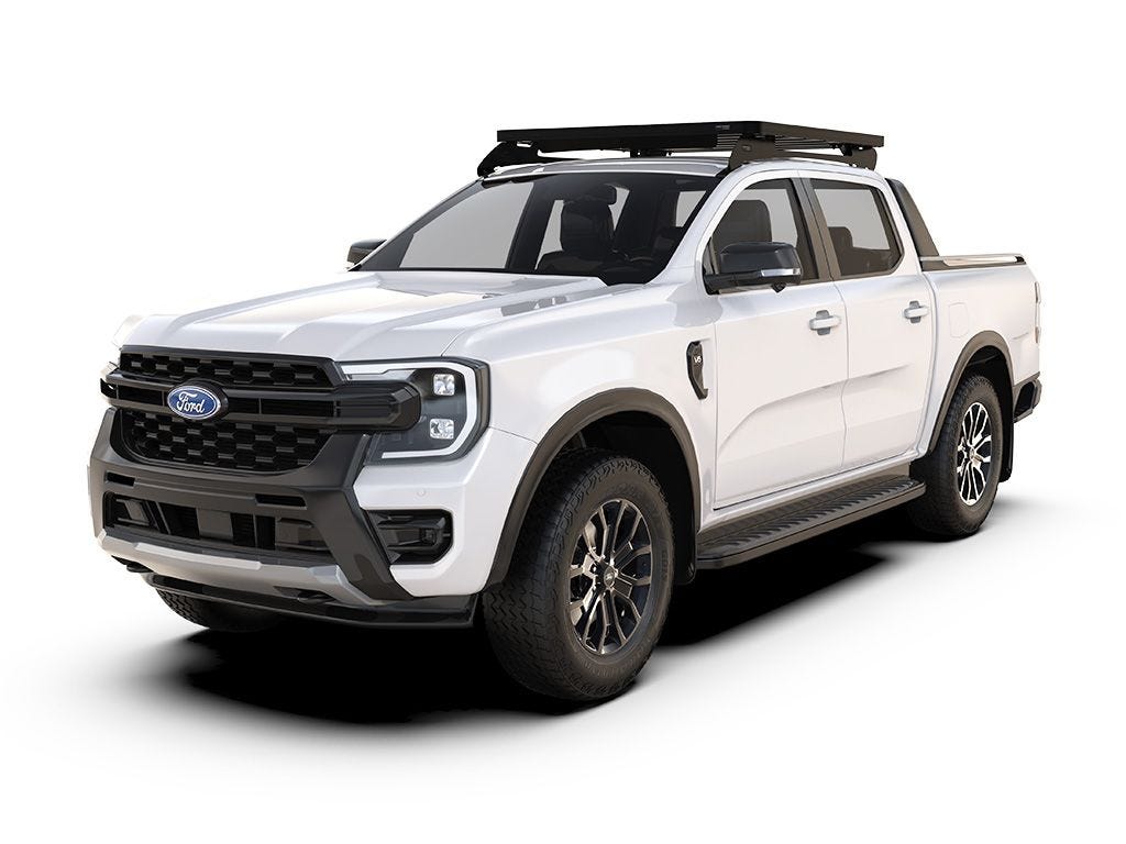Ford Ranger T6.2 Double Cab (2022-Current) Slimline II Roof Rack Kit - Front Runner - KRFR026T