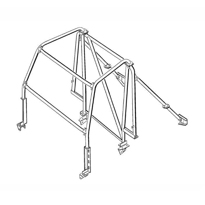 Land Rover Defender 90 External/Internal Roll Cage - Safety Devices - RBL0927SSS
