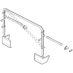 Land Rover Defender Military Style Roll Hoop - Safety Devices - RBL1224SNS