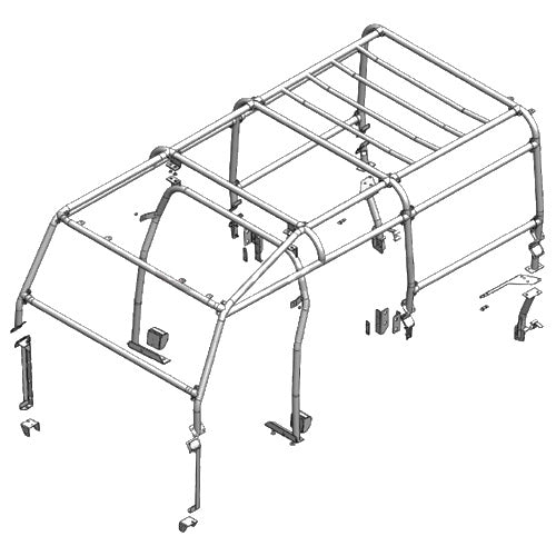 Land Rover Defender 110 External / Internal Roll Cage - Safety Device - RBL1727SSS