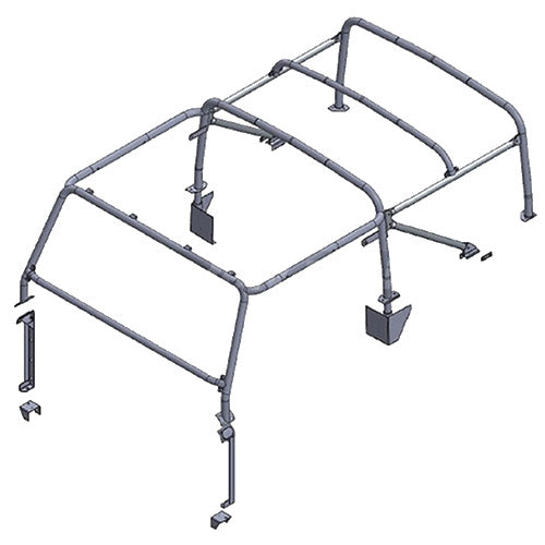 Land Rover Defender 90 Soft Top External / Internal Roll Cage - Safety Devices - RBL1887SSS