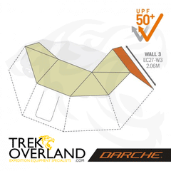 EC27 W3 - Wall Set 3 for Eclipse 270° Awning (UK Passenger Side) PVC - Awning - Darche - T050801745H3