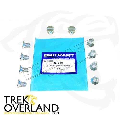 SCREW-BRAKE DRUM - BRITPART - 1510