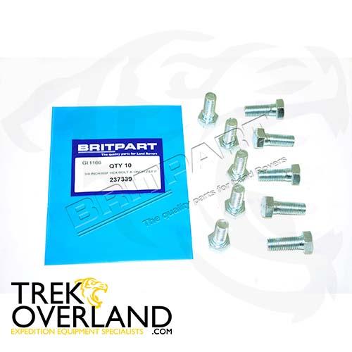 3/8 INCH BSF HEX BOLT X 1INCH Z&Y PASS - OEM - 237339