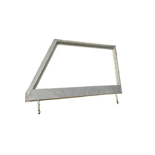 Galvanised Unglazed For Land Rover Series 2 Right Hand Front Door Top (S) - DDS Metals - 320853-GALV
