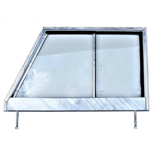 Glazed Galvanised For Land Rover Series 2 Door Top Right Hand (S) - DDS Metals - 320853G-GALV