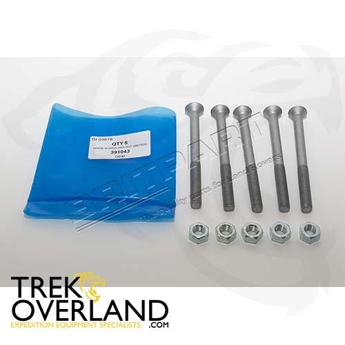 HINGE SCREW AND NUT (METRIC) - OEM - 391043
