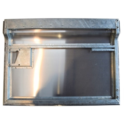 Land Rover Series 3 Front Door Bottom Lh (Galvanised Frame) No Lock Hole (S) - DDS Metals - 395530GALV / 395530