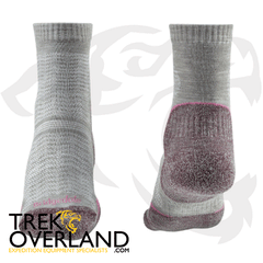 Hike Ultra Light Endurance Crew Socks Womens Aubergine - Bridgedale - 710101/390/M
