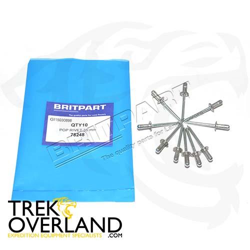 POP RIVET 35 mm - BRITPART - 78248