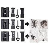 RacksBrax Quick Release HD Hitch Awning Mounts (Triple) - RacksBrax - 8182