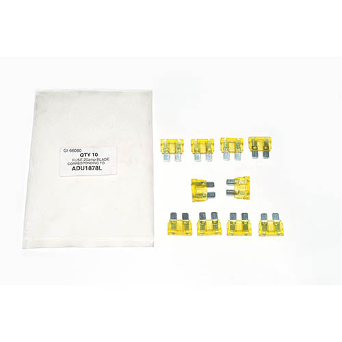 FUSE 20 AMP - BLADE - BRITPART - ADU1878L