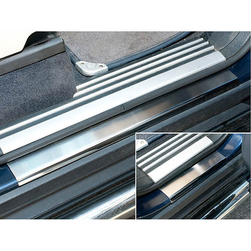 LOWER SILL STEP COVERS BRUSHED FINISH - BRITPART - DA1073