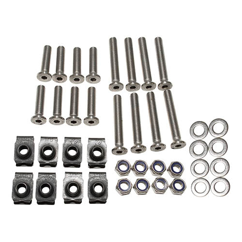 Land Rover Defender Front Stainless Steel Door Hinge Bolt Kit - Britpart - DA1132