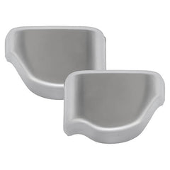 Land Rover Discovery 4 Pair of Chrome Front Seat Belt Cover Trim - Britpart - DA1493