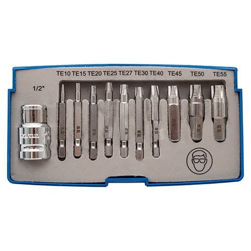 EXTRACTOR SET FOR TORX FIXINGS 11PC - LASER - DA1875