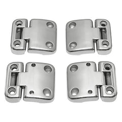 Land Rover Defender Series Front Door Hinges Stainless Steel - Britpart - DA1951