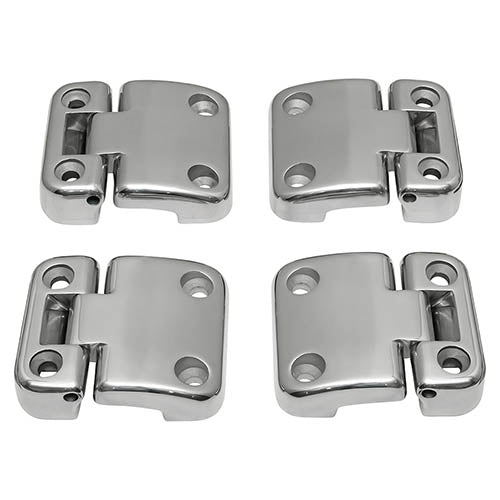 Land Rover Defender Series 2nd Row Door Hinges Stainless Steel - Britpart - DA1952