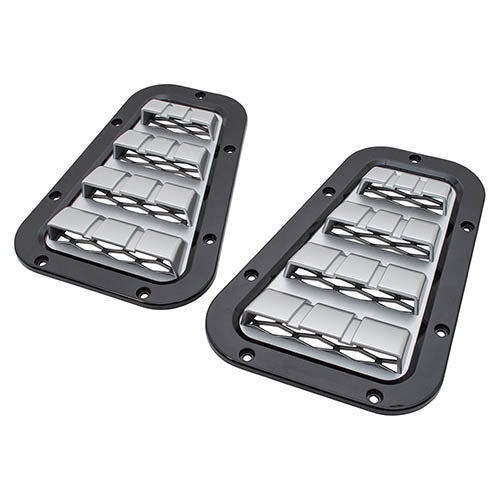 Land Rover Defender XS Bonnet Vent Air Intake Grill Set - BritpartXS -DA1974