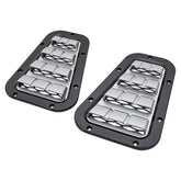 Land Rover Defender XS Bonnet Vent Air Intake Grill Set - BritpartXS -DA1974