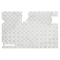 REAR DOOR PLATE WI WIPER EARLY - BRITPART - DA2069