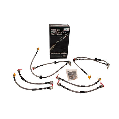 STAINLESS STEEL BRAKE HOSE KIT - GOODRIDGE - DA2677