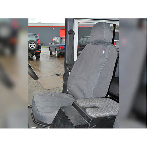 PAIR OF WATERPROOF FRONT SEAT COVER - BRITPART - DA2818GREY