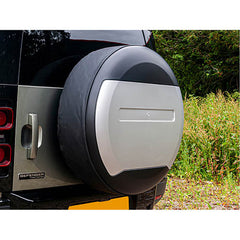 MATTE BLACK & MATTE SILVER WHEEL COVER - BRITPART - DA2892