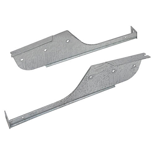 Land Rover Defender 110 / 130 Rear Galvanised Mud Flap Brackets - Britpart - DA2950