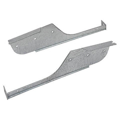 Land Rover Defender 110 / 130 Rear Galvanised Mud Flap Brackets - Britpart - DA2950