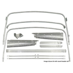 FLAT RAIL FITTING ONLY HOODSTICK SET DEF90 - BRITPART - DA2986