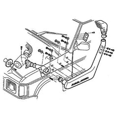 SNORKEL. DISCO V8 90-94 - SAFARI - DA3018